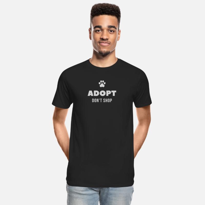 ADOPT DON'T SHOP with Paw Print Design
