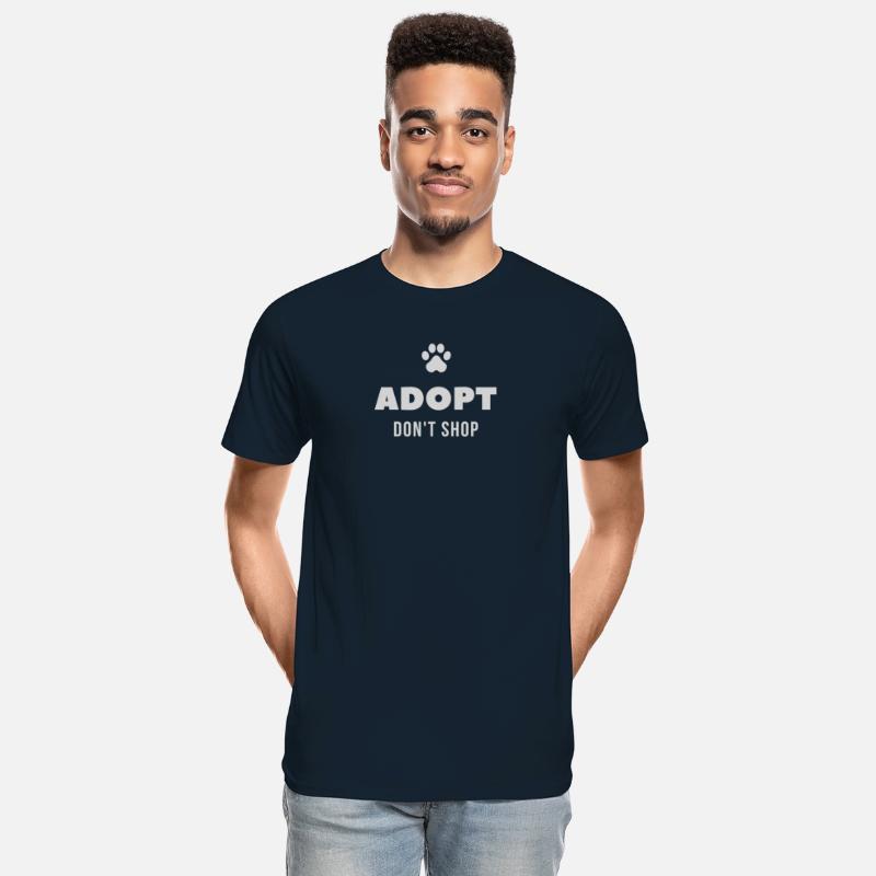 ADOPT DON'T SHOP with Paw Print Design