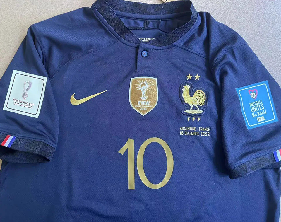 POGBA #6 France 1:1 Quality Home Fans Jersey 2022/23 ★★ Detail 1