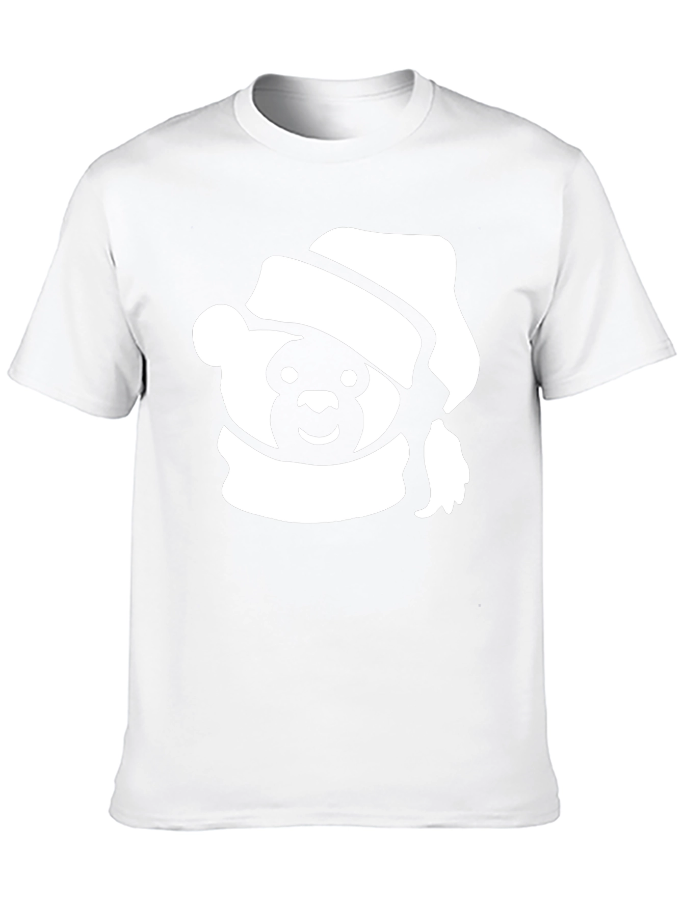 Festive Holiday Bear T-Shirt - Black