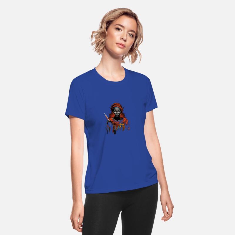 African American Nurse Afro Woman Syringe Nursing