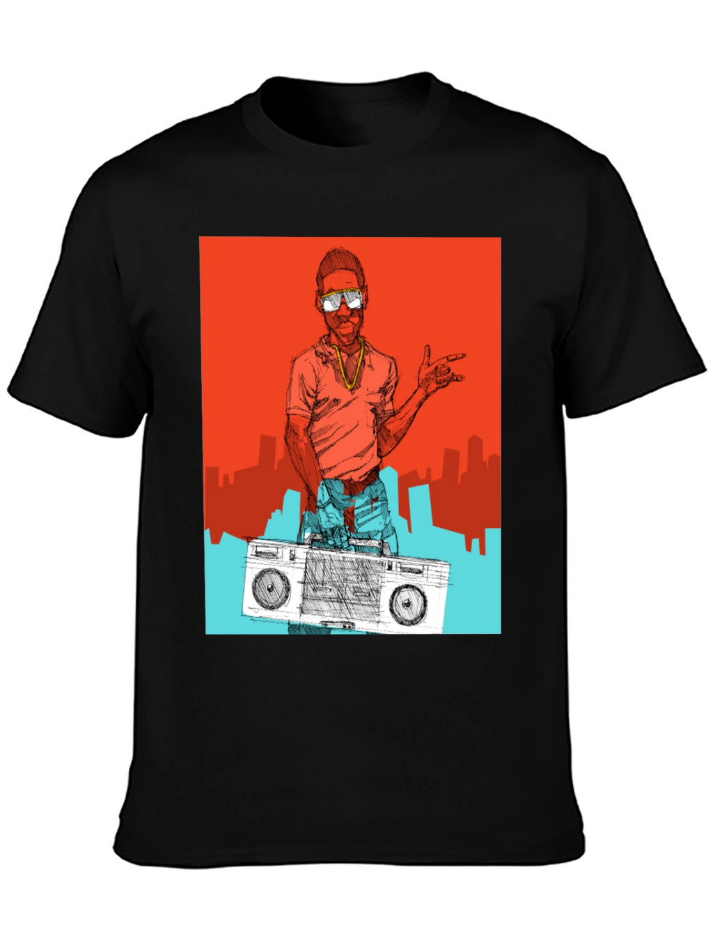 Retro Hip Hop T-Shirt - Cool Graphic Tee