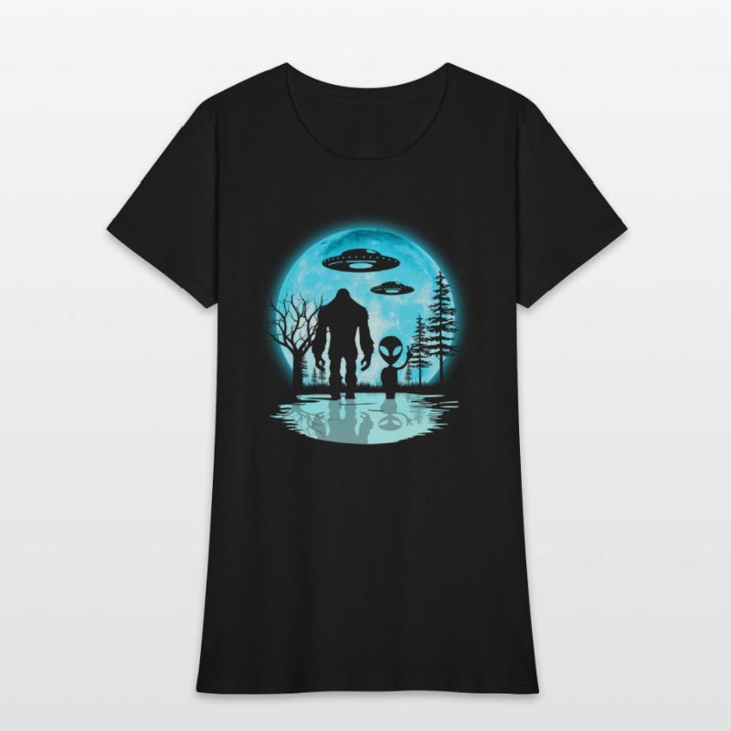 Alien And Bigfoot