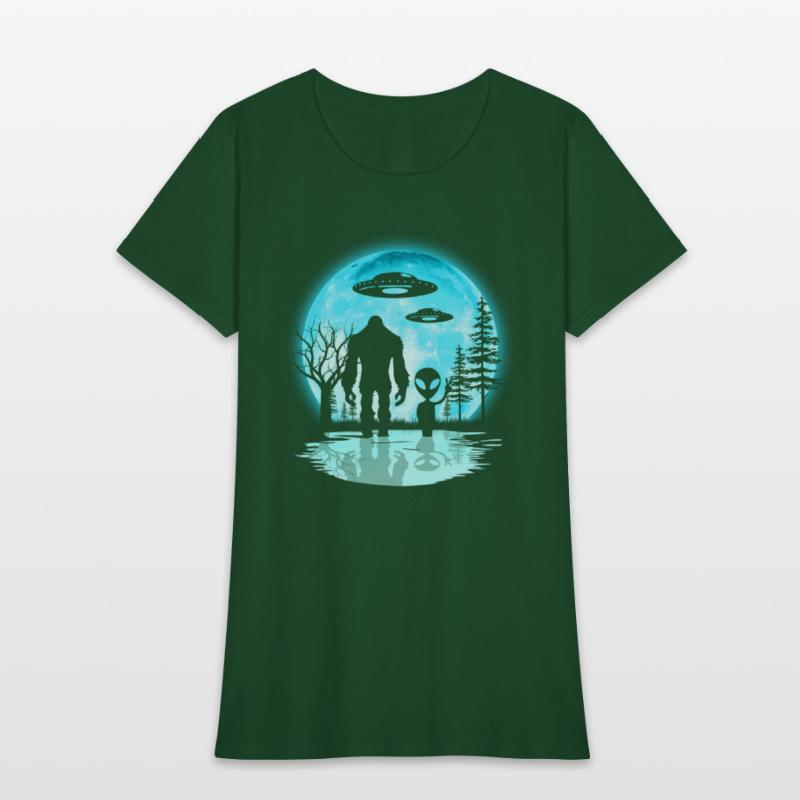 Alien And Bigfoot