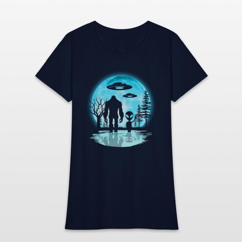 Alien And Bigfoot