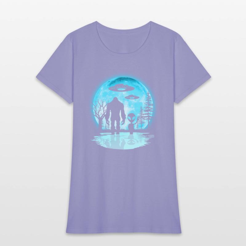 Alien And Bigfoot