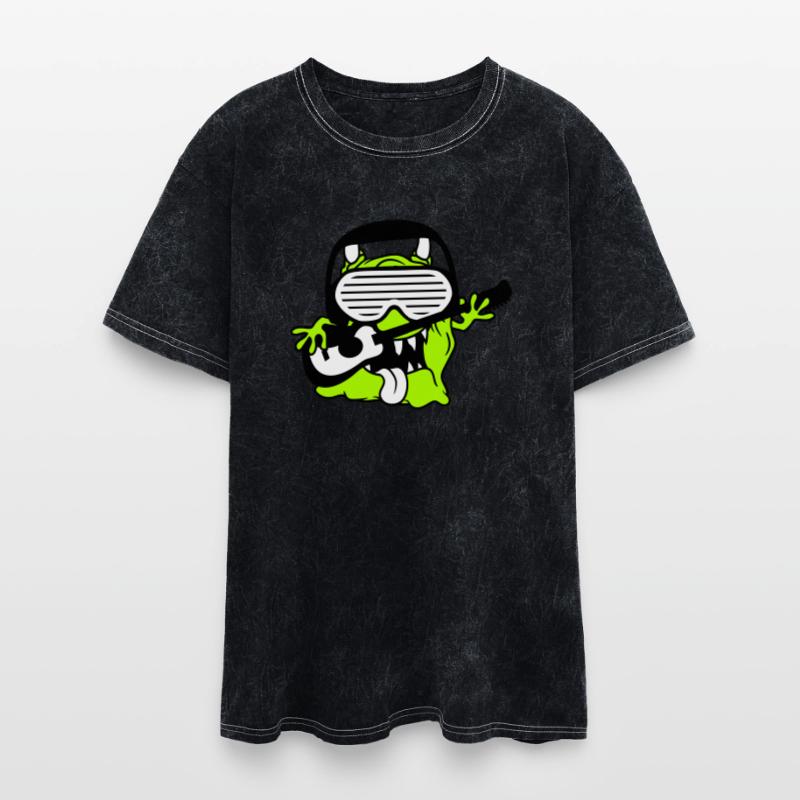 Alien Monster Playing Guitar Headphone Sunglasses