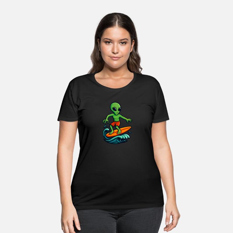 alien surfing