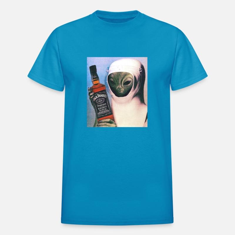 Alien Vodka Trippy Sci Fi Funny UFO Retro Entity