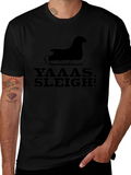 Yaaas Sleigh! Graphic Tee - Festive Holiday Style