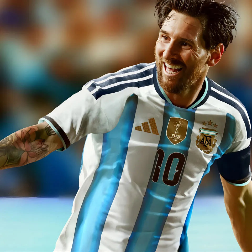 2026/27 Argentina Home Fans Long Sleeve Soccer Jersey 背上有1893 Detail 1