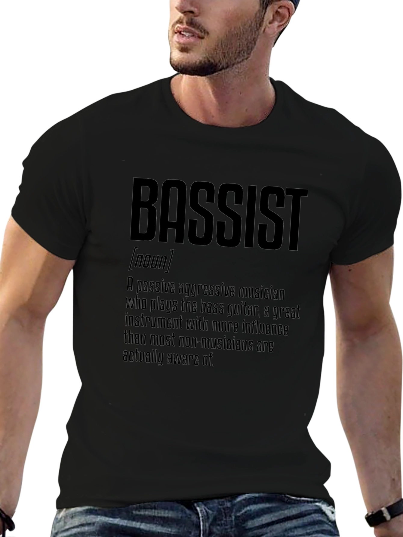 Bassist Definition Graphic Tee - Musician T-Shirt