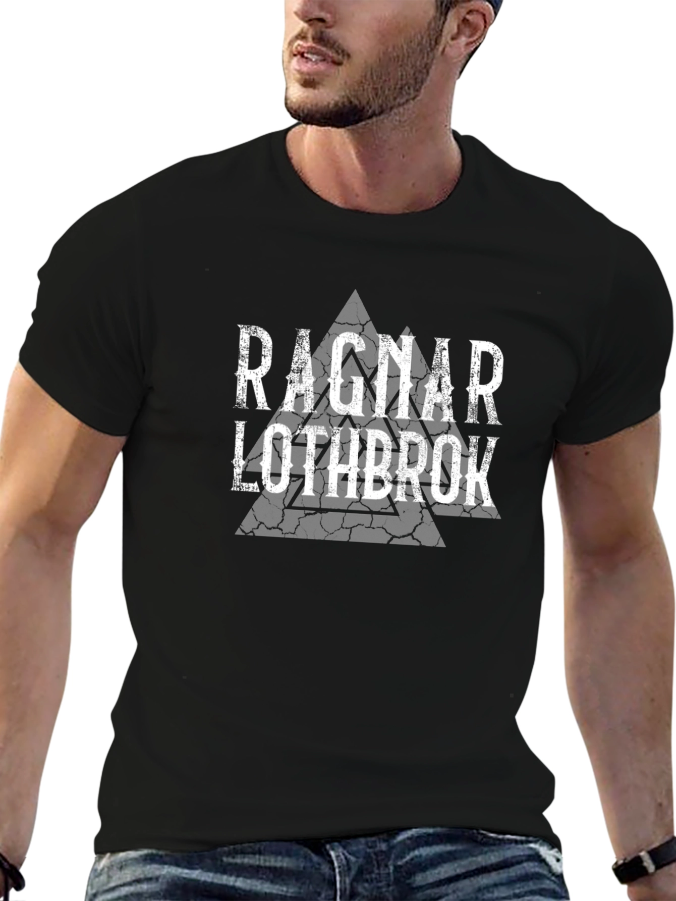 Ragnar Lothbrok Viking T-Shirt - Black Graphic Tee