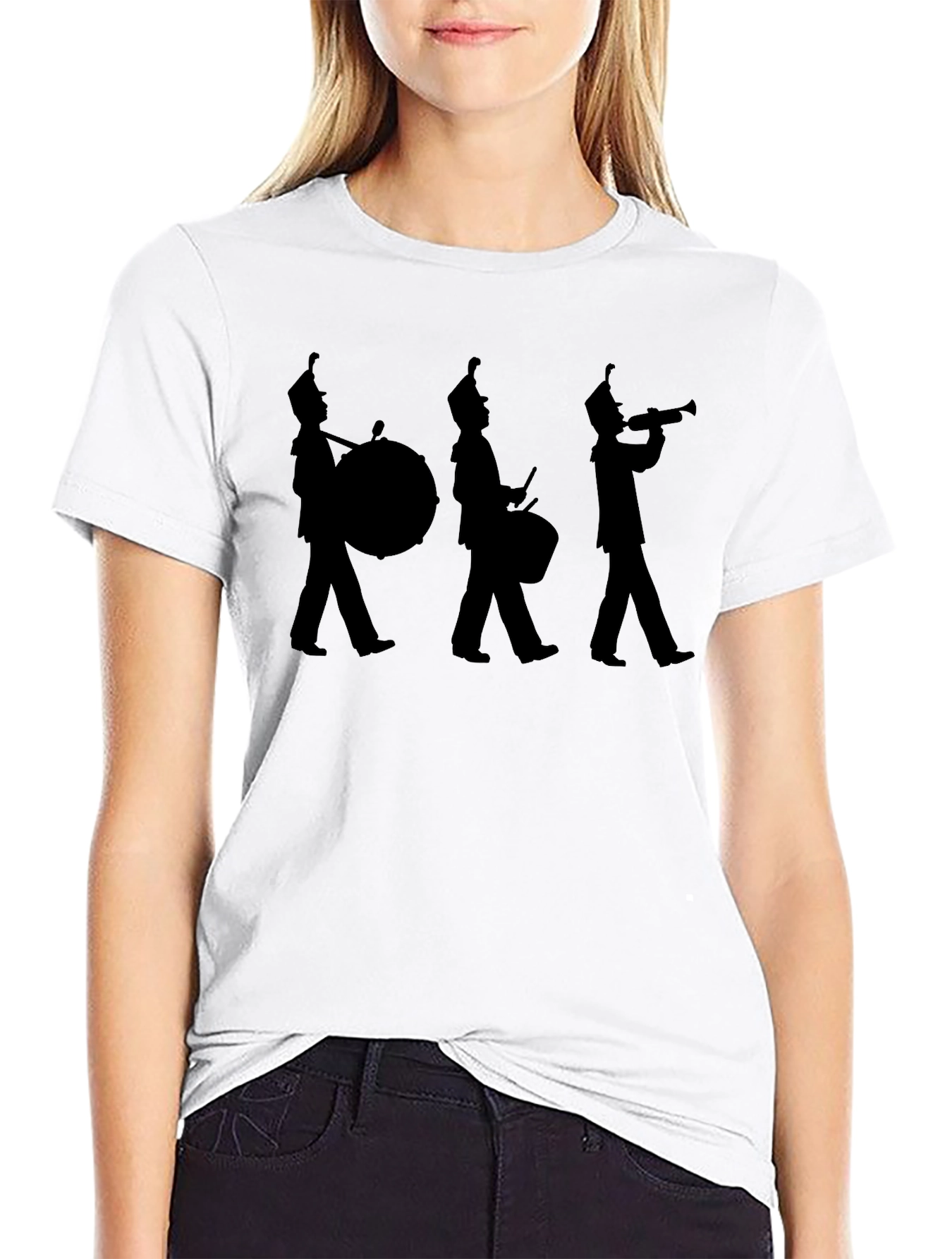 Marching Band Silhouette T-Shirt