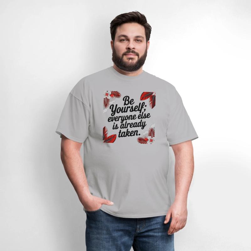 Be Yourself Quote Floral Design