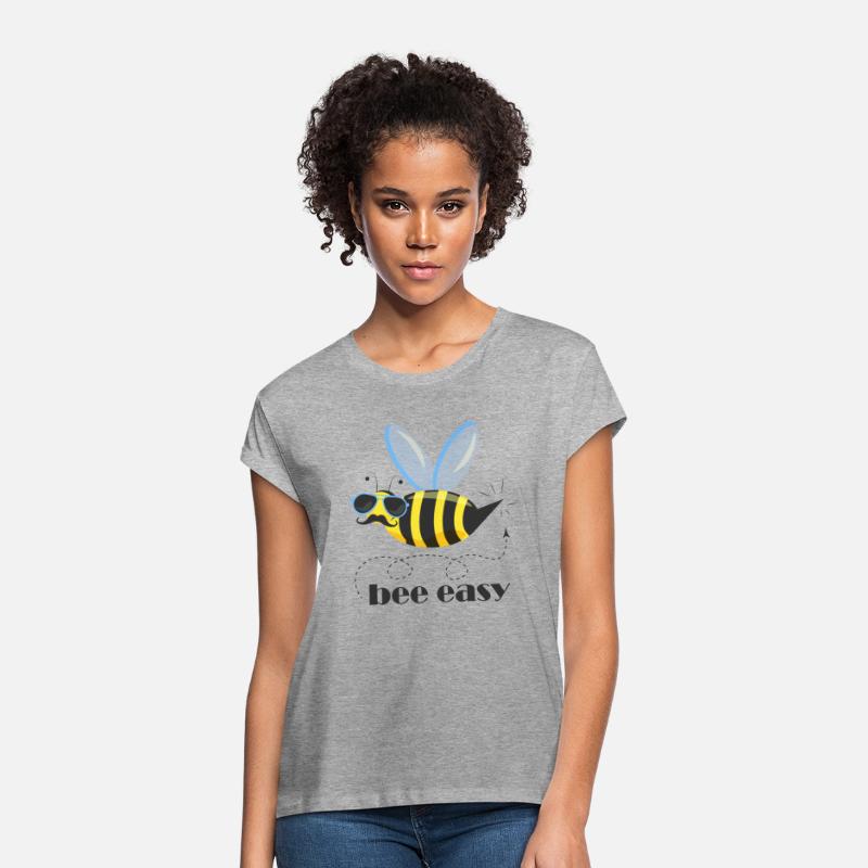 Bee character with mustache sunglasses Bee Easy