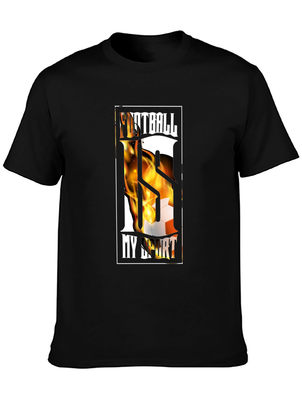 Football My Sport Graphic Tee - Black