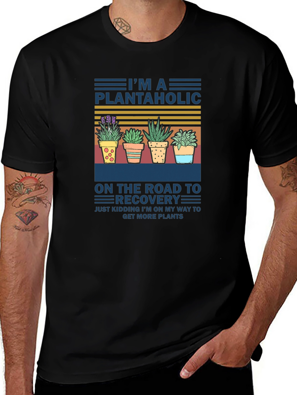 Plantaholic T-Shirt - Potted Plant Lover Tee