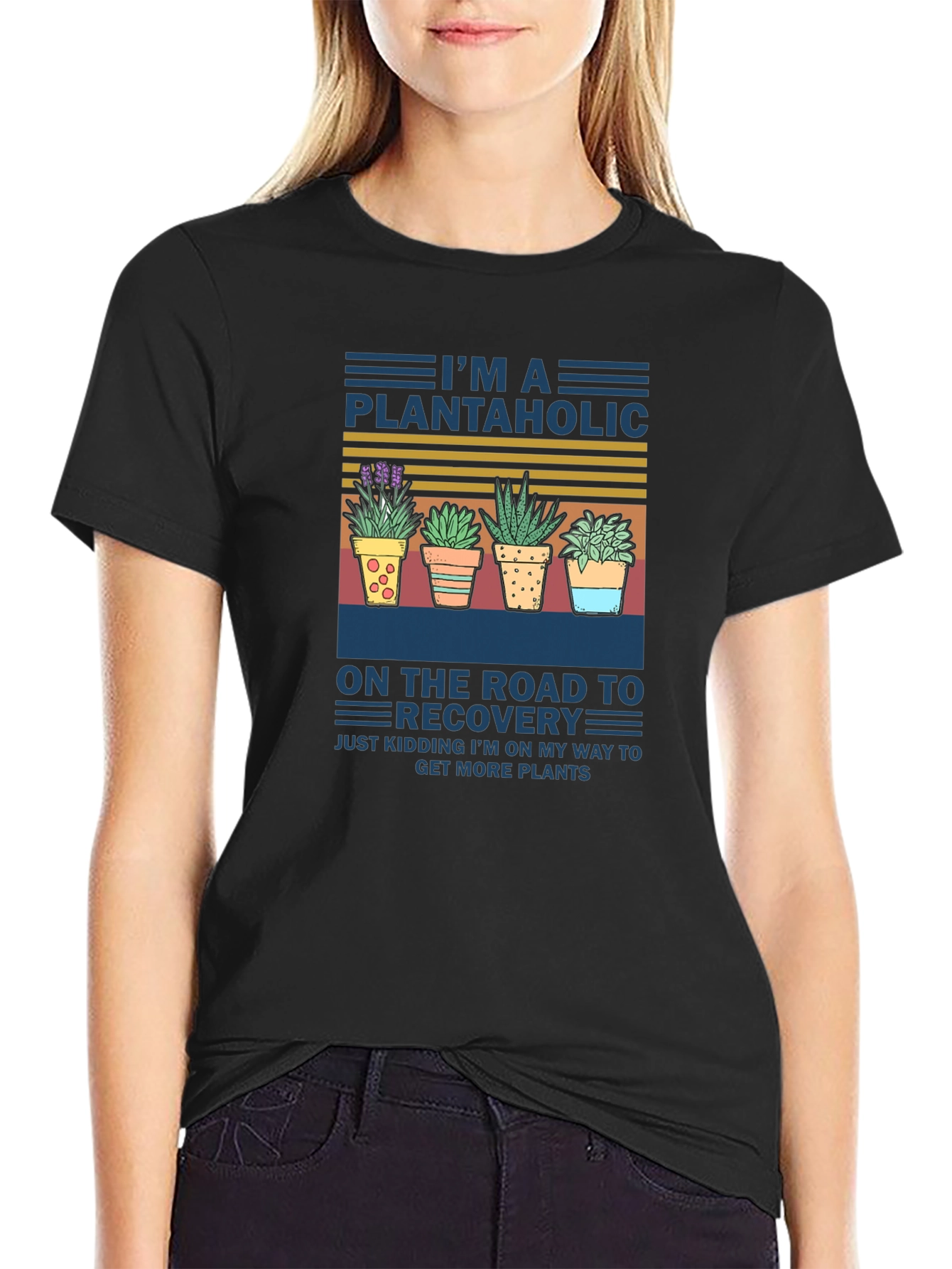 Plantaholic T-Shirt - Potted Plant Lover Tee