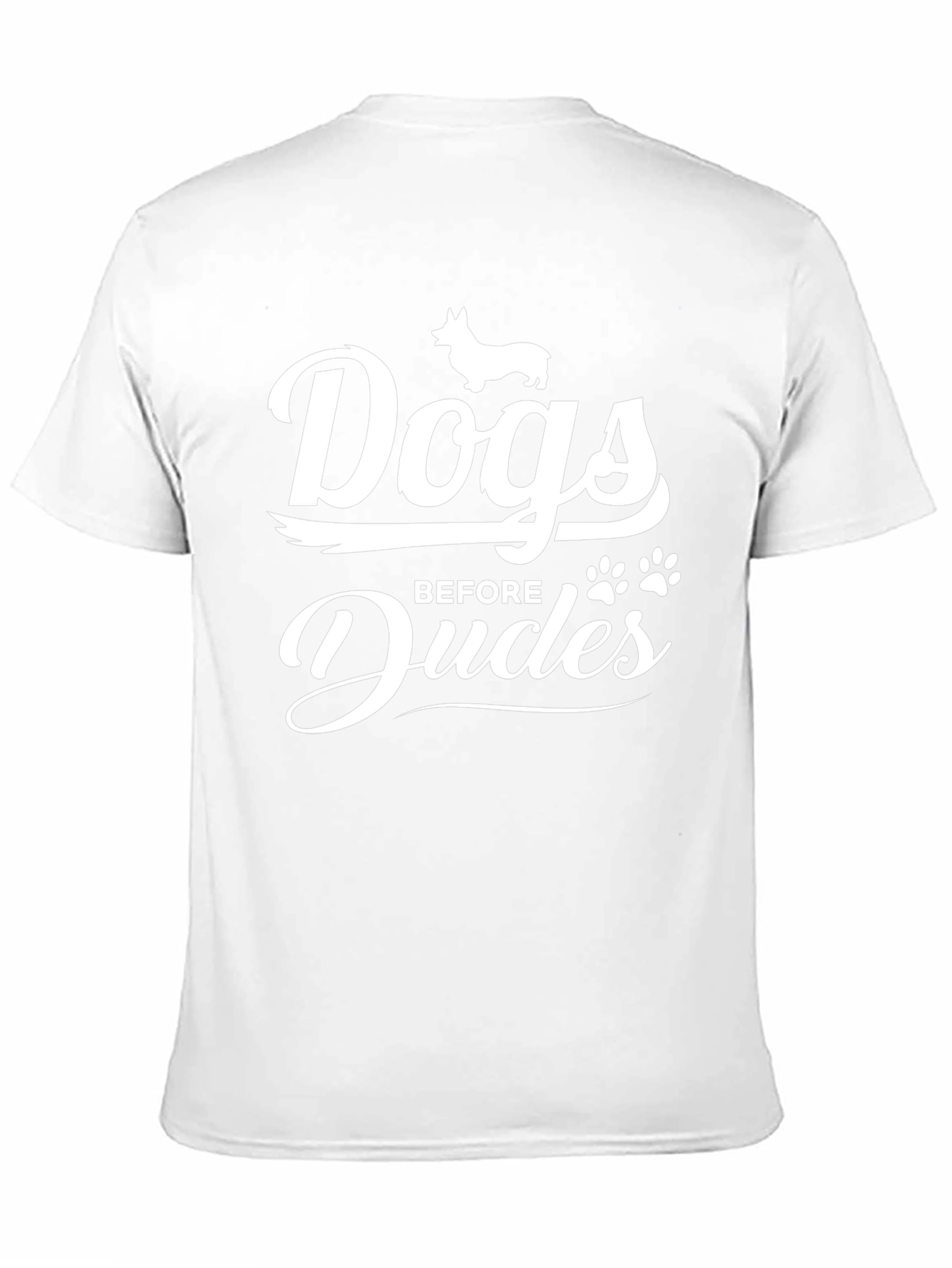 Dogs Before Dudes Graphic Tee - Unisex Cotton T-Shirt