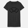 Black 3 piece gingerbread heart bavarian blue whit