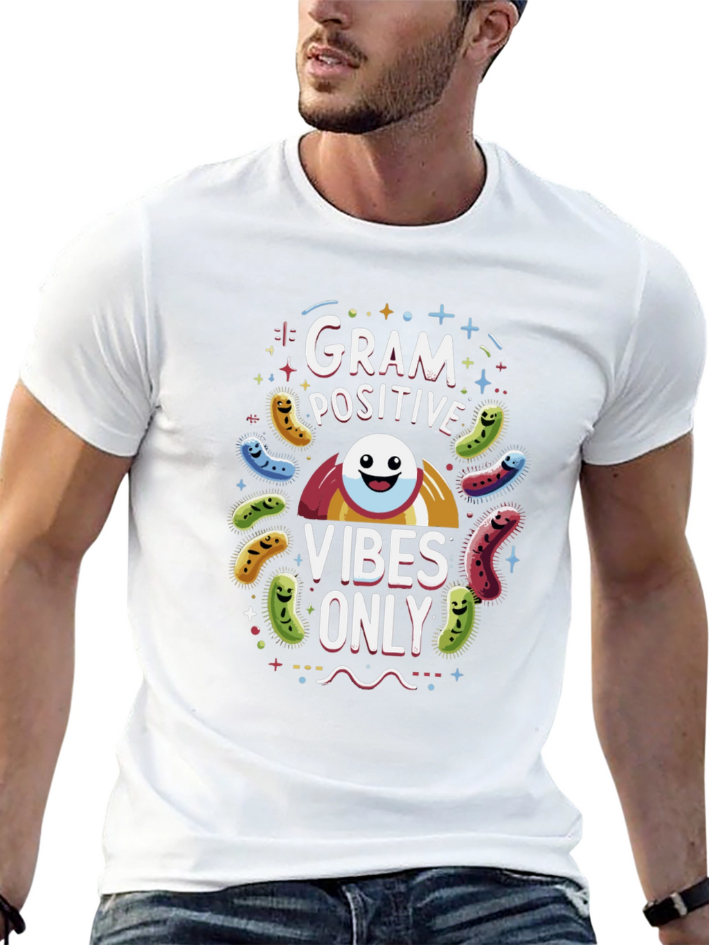 Gram Positive Vibes Only Black T-Shirt