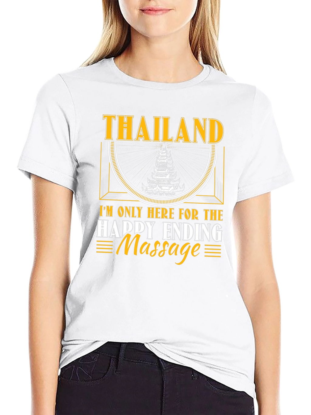 Thailand Happy Ending Massage Novelty T-Shirt