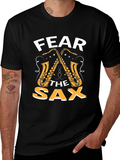 Fear The Sax T-Shirt - Music Lover Tee