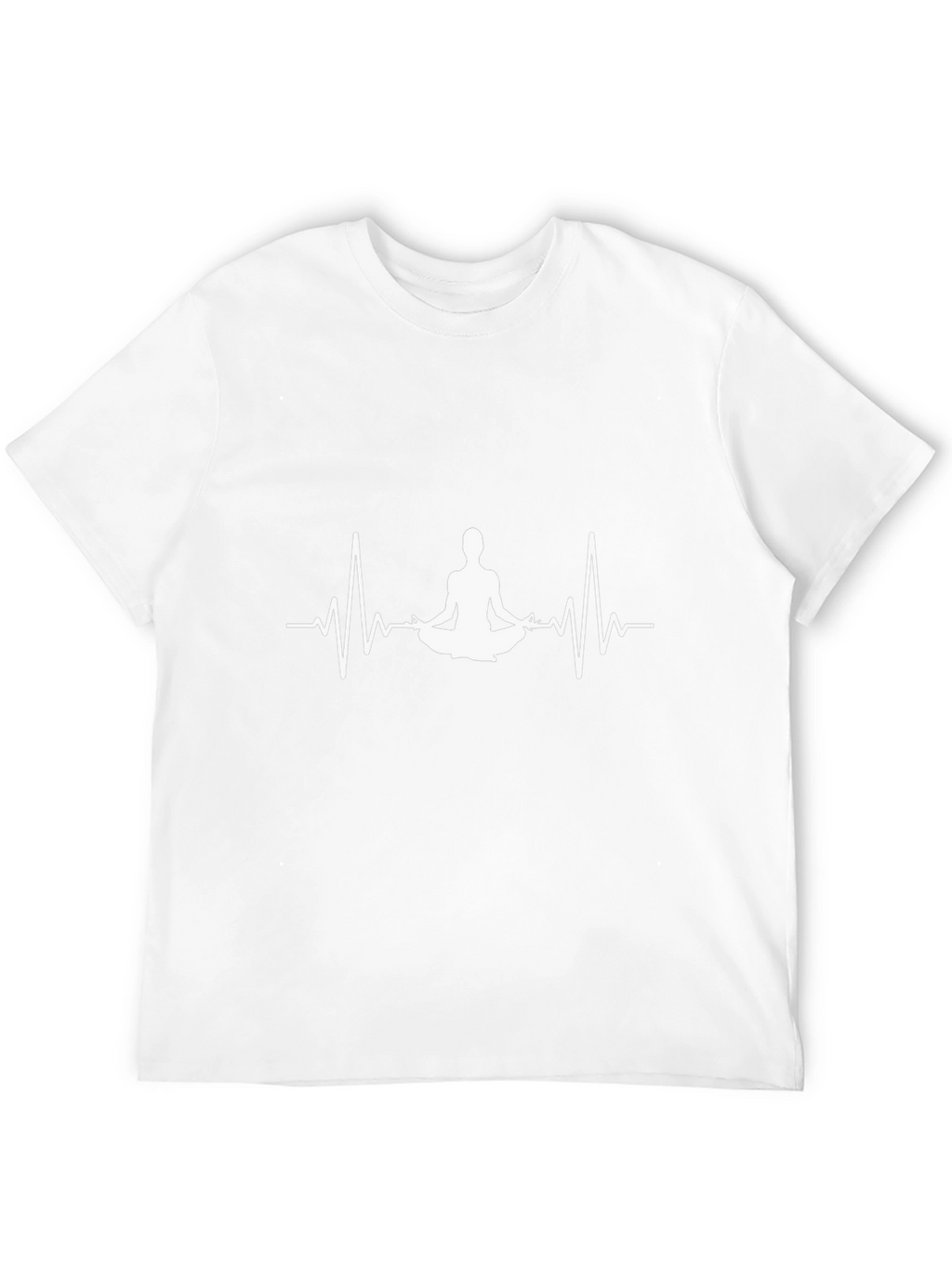 Yoga Heartbeat Graphic Tee - Zen Mode Activated