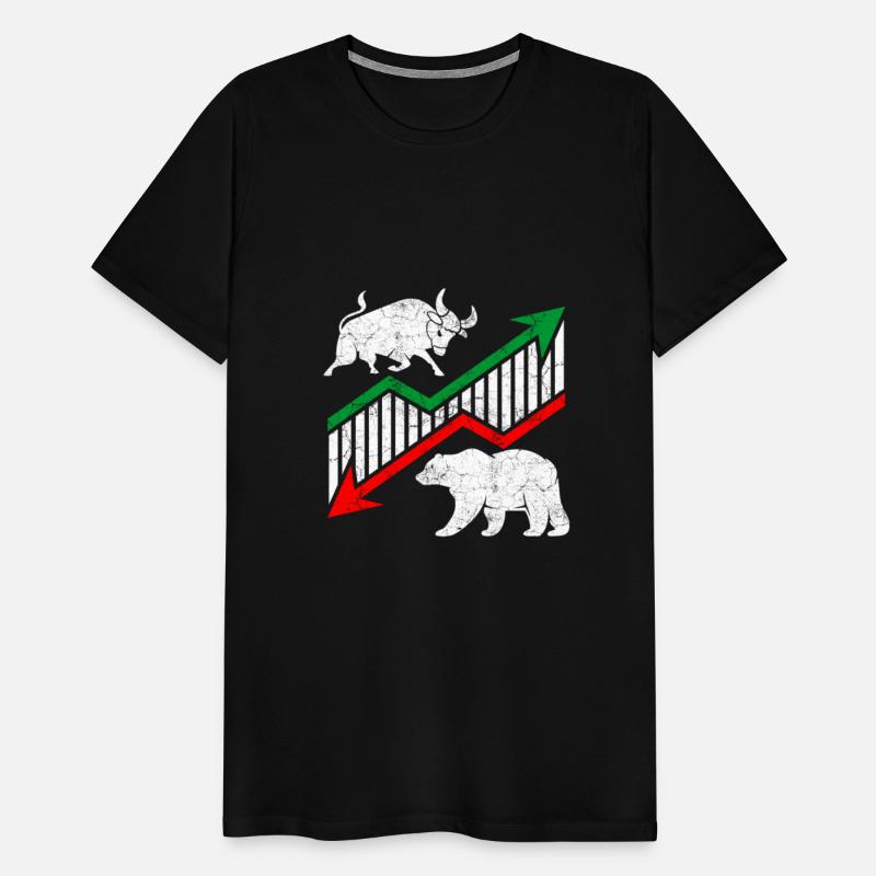Bull and Bear Stock Market gift funny shares