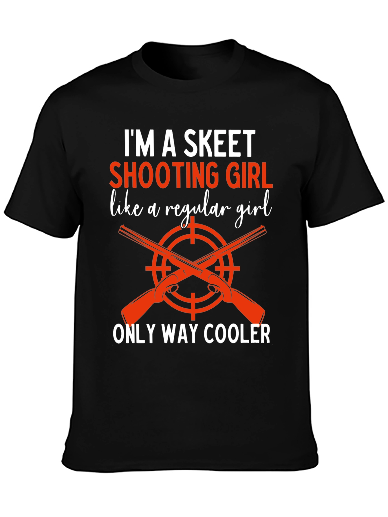 Skeet Shooting Girl Tee - Way Cooler Graphic T-Shirt