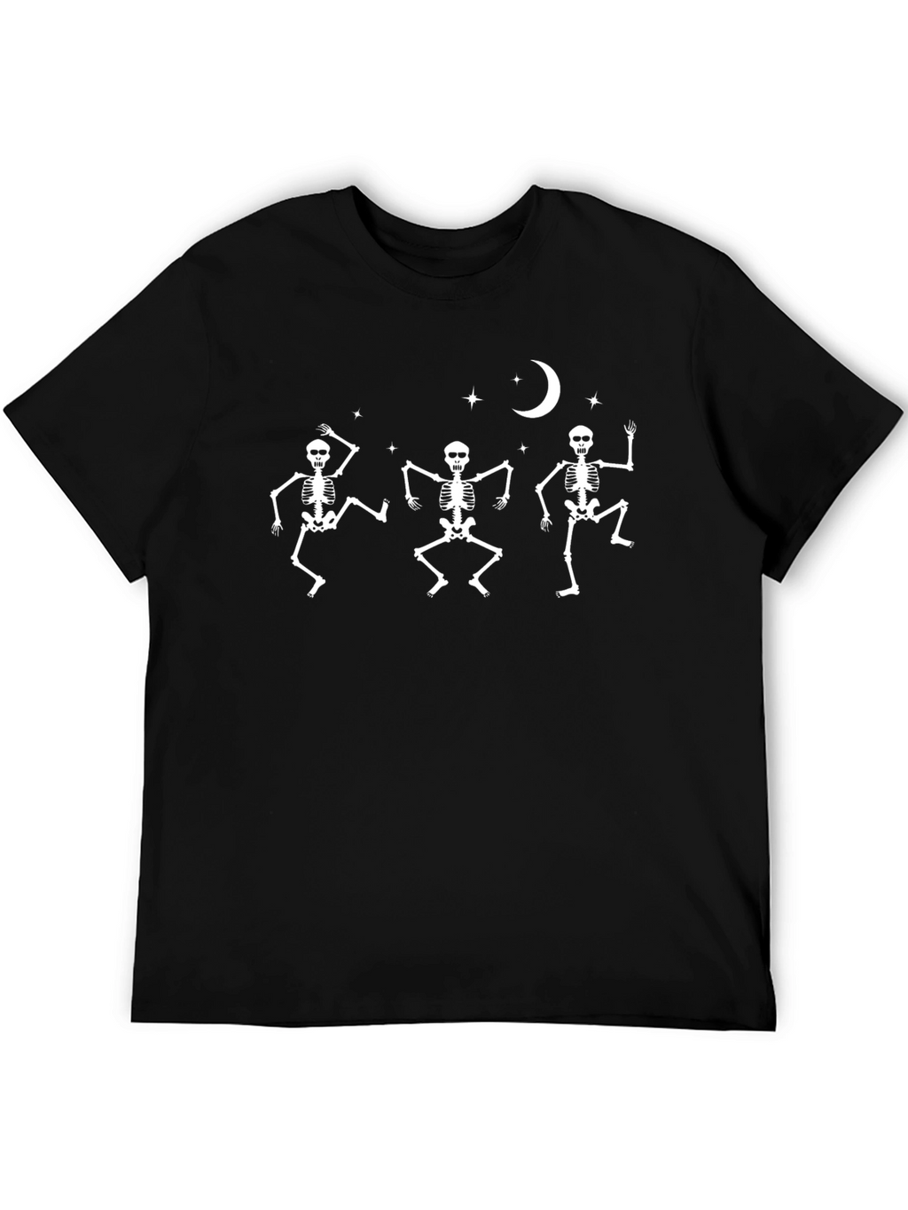 Dancing Skeletons Graphic Tee - Halloween Fun!