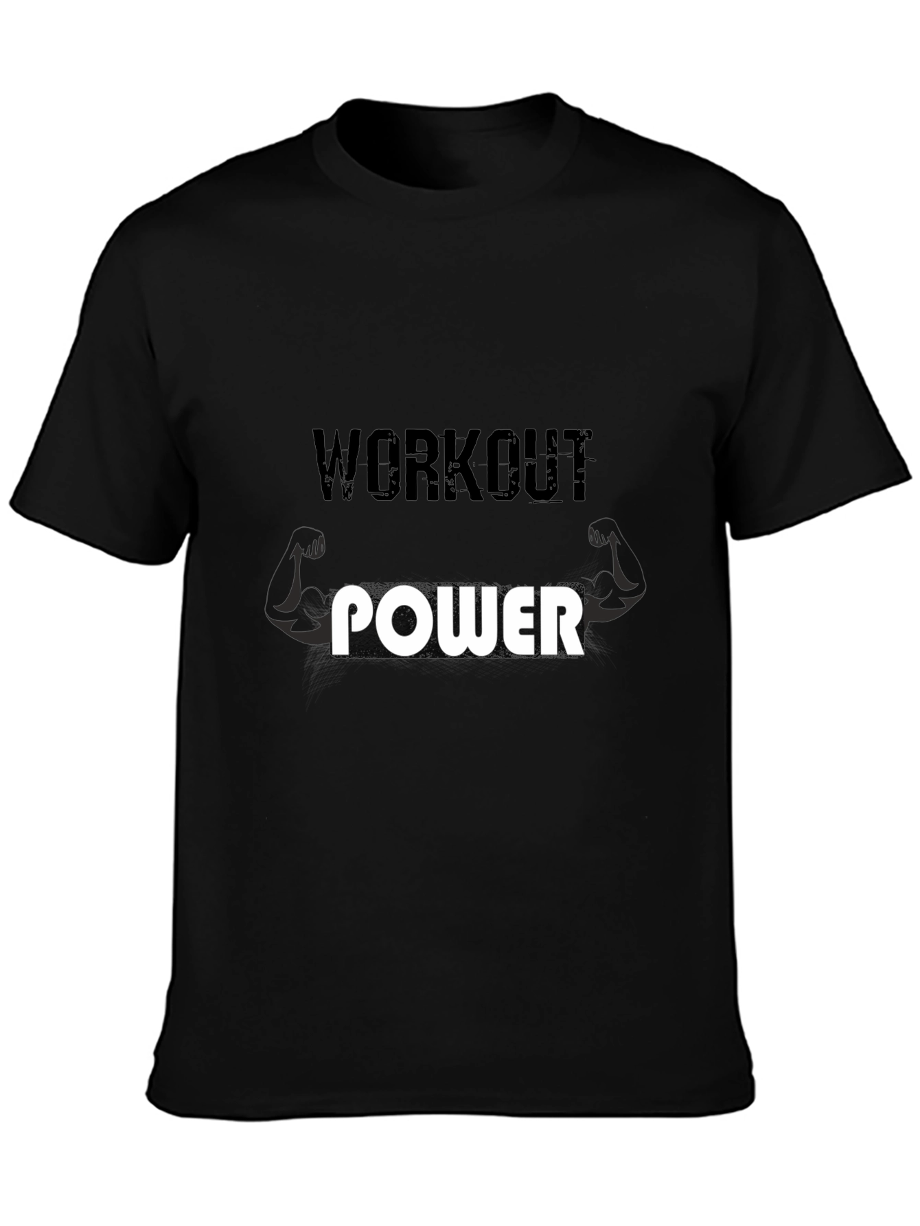 Workout Power T-Shirt - Gym Motivation Tee