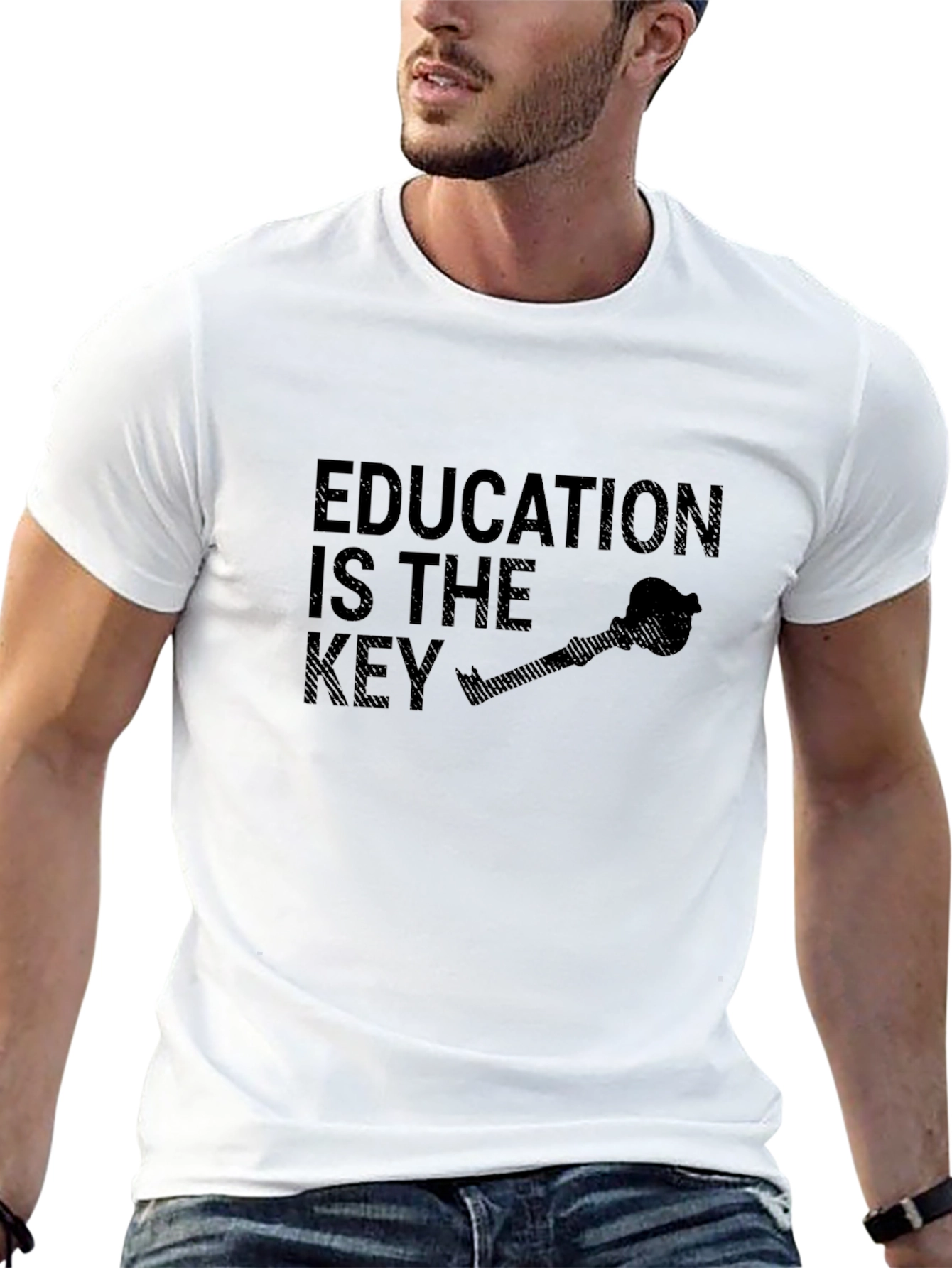 Education is the Key Graphic T-Shirt