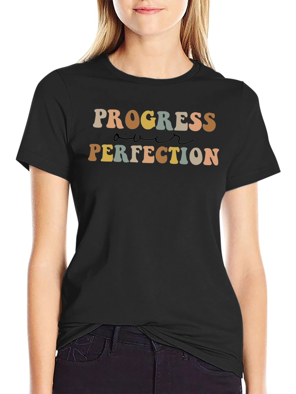 Progress Over Perfection Graphic T-Shirt