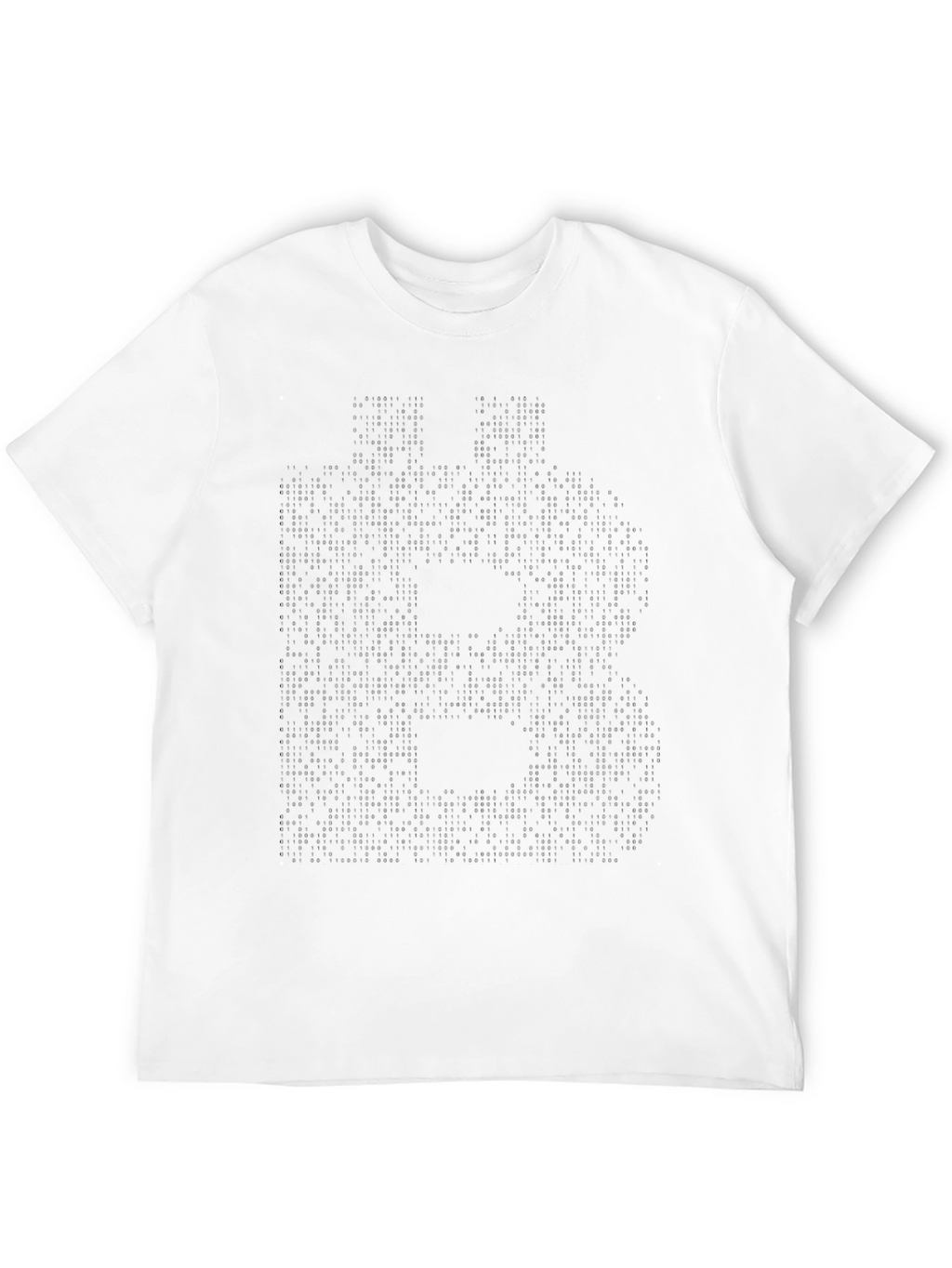 Mens Solid Black Crew Neck Casual T-Shirt