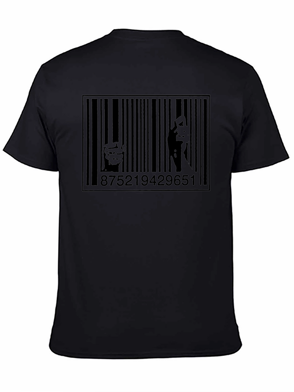 Barcode Art Tee - Unique Graphic Print