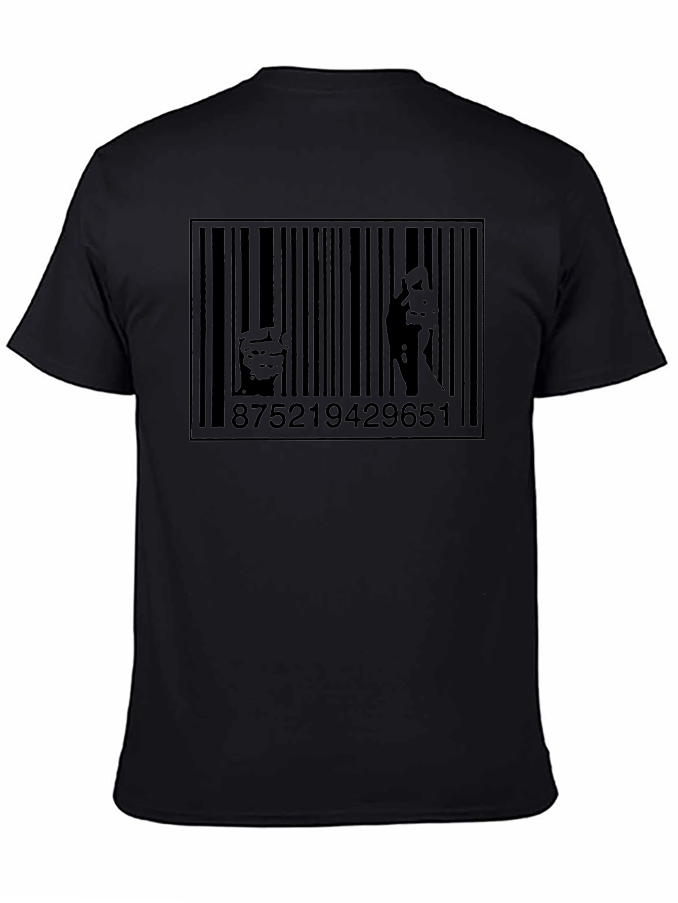 Barcode Art Tee - Unique Graphic Print