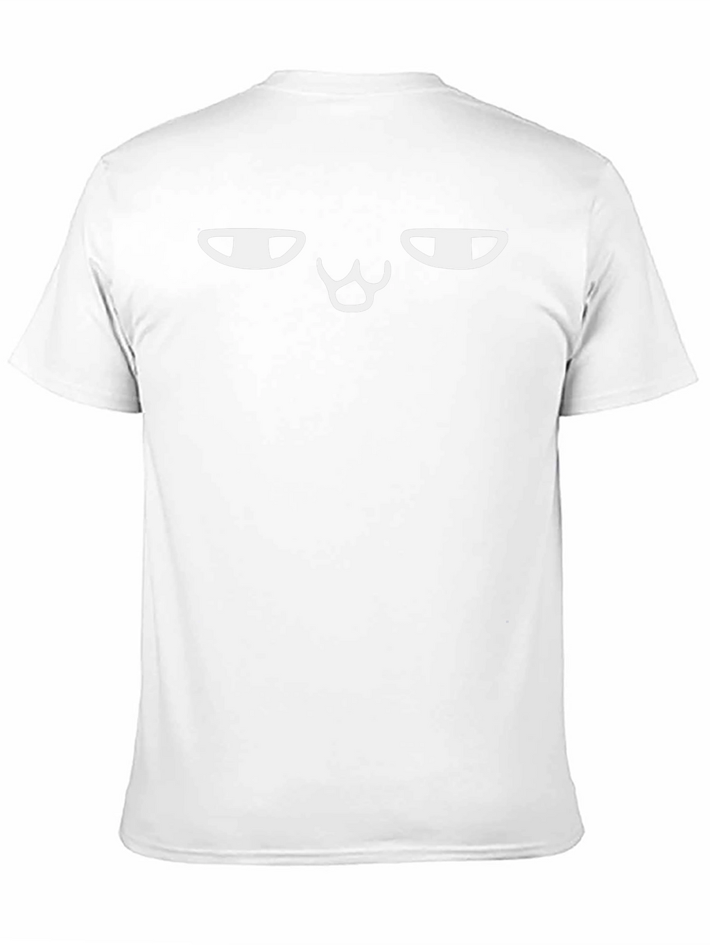 Cranky Cat Face Graphic T-Shirt - Black