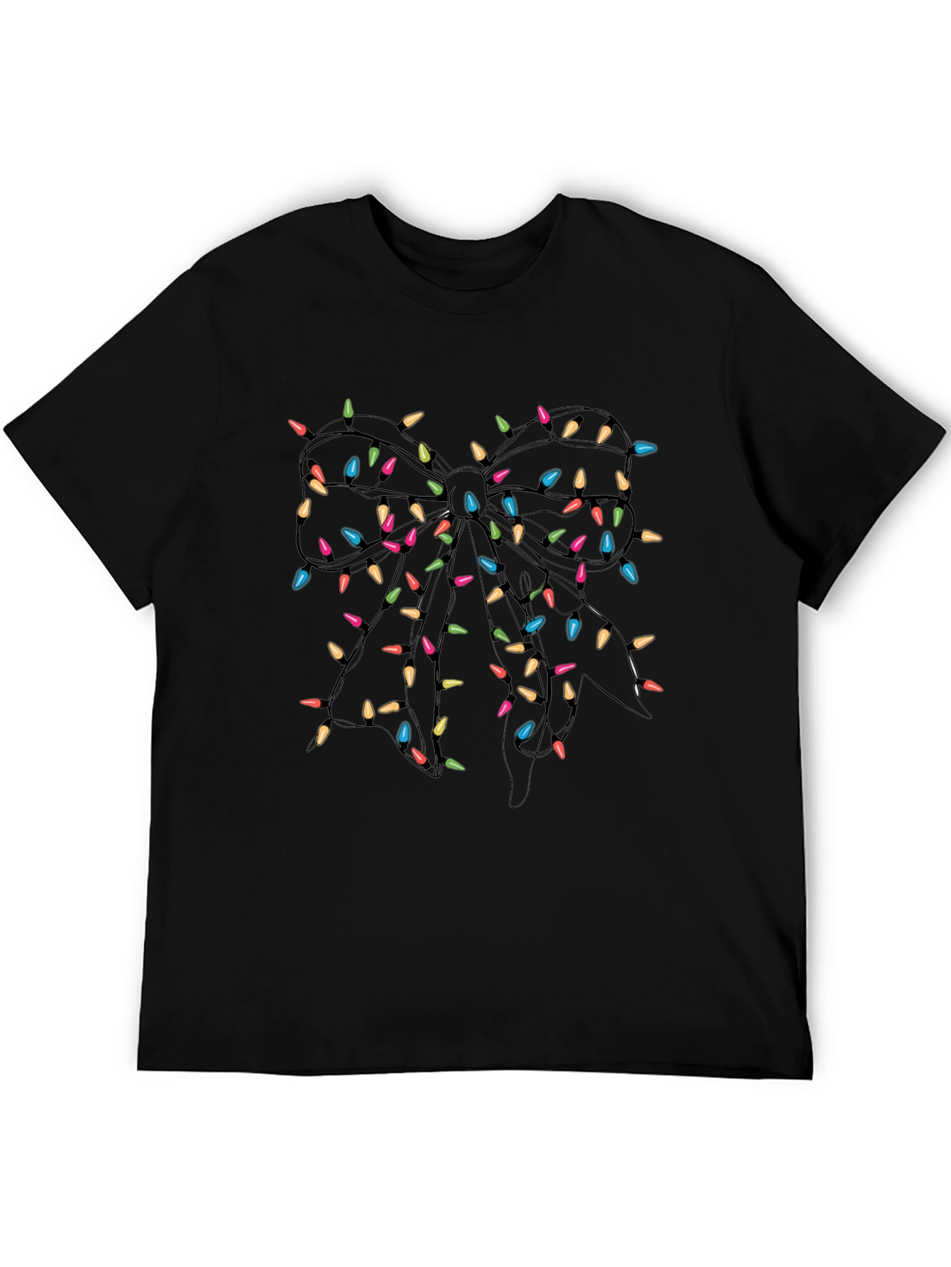 Festive Lights Bow Graphic Tee