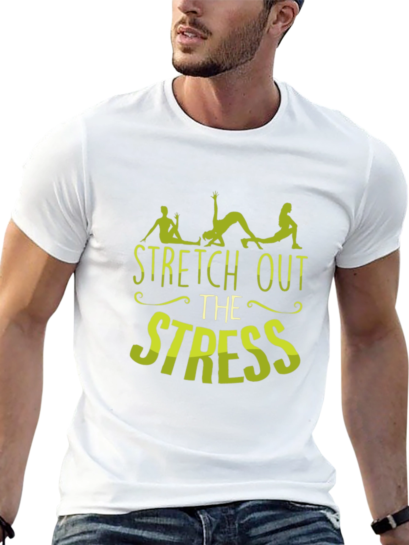 Stretch Out the Stress Graphic T-Shirt