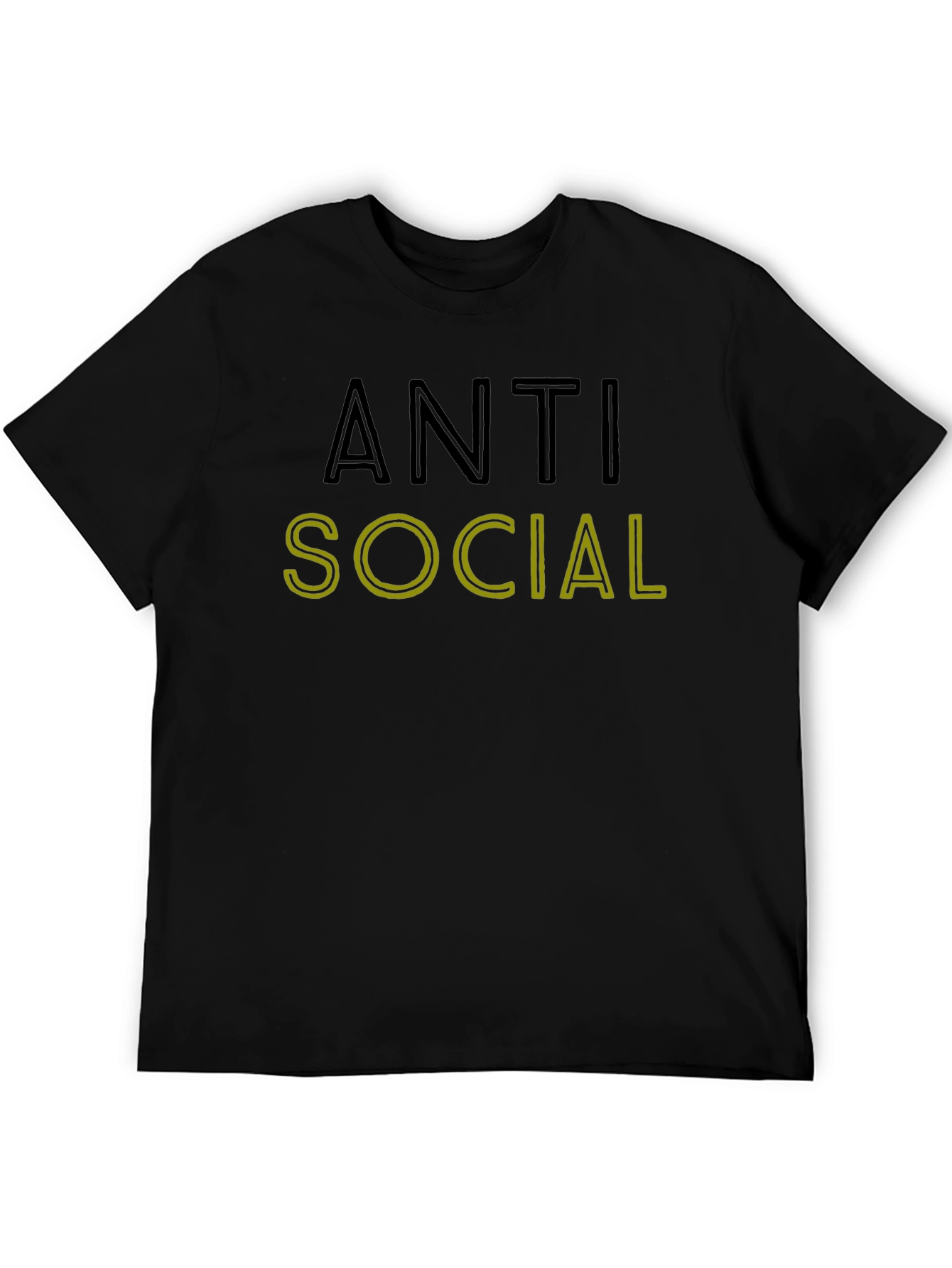 Anti Social T-Shirt - Bold Graphic Tee
