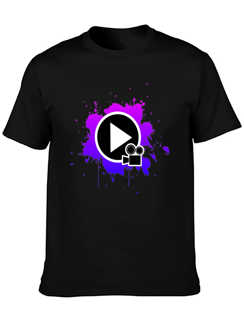 Vibrant Media Playback T-Shirt