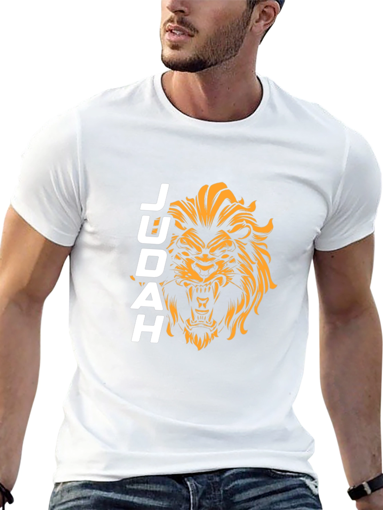 Judah Lion Graphic T-Shirt - Black