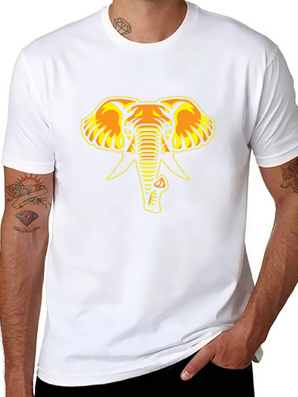 Black Elephant Graphic Tee