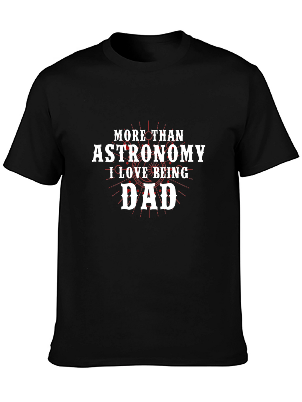 Astronomy Dad Graphic Tee - Black