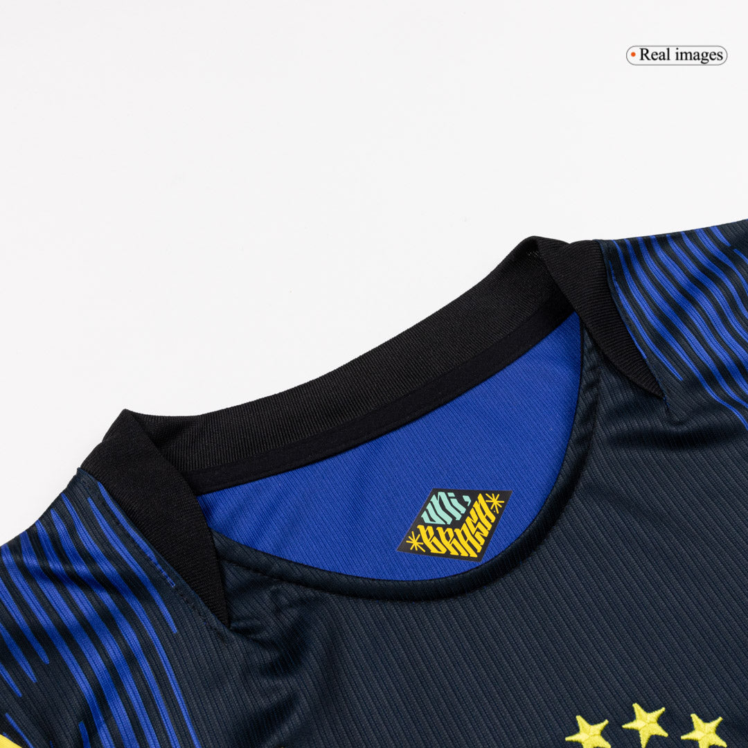 NEYMAR JR. #10 Brazil Away Soccer Jersey World Cup 2026 Navy Image 4