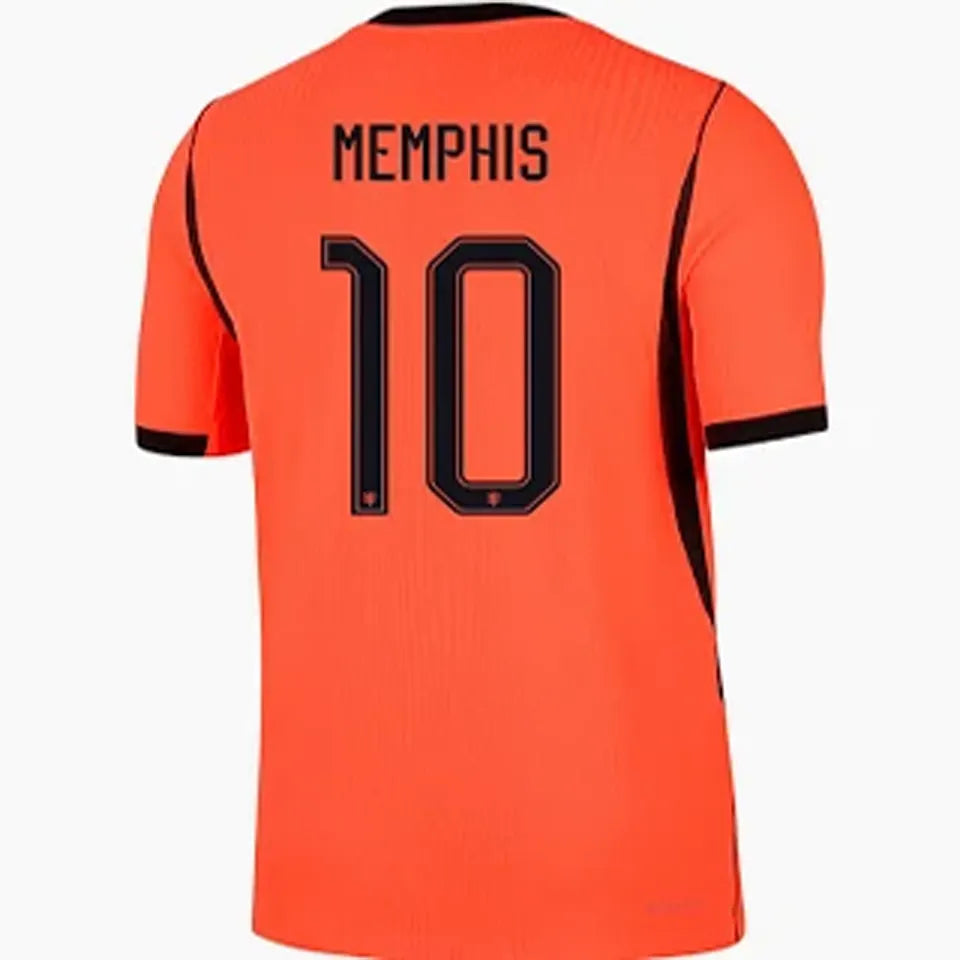 2026/27 NL Home 1:1 Quality Orange Fans Soccer Jersey (Have Right Patch 有右臂章 白底黑字） Detail 3