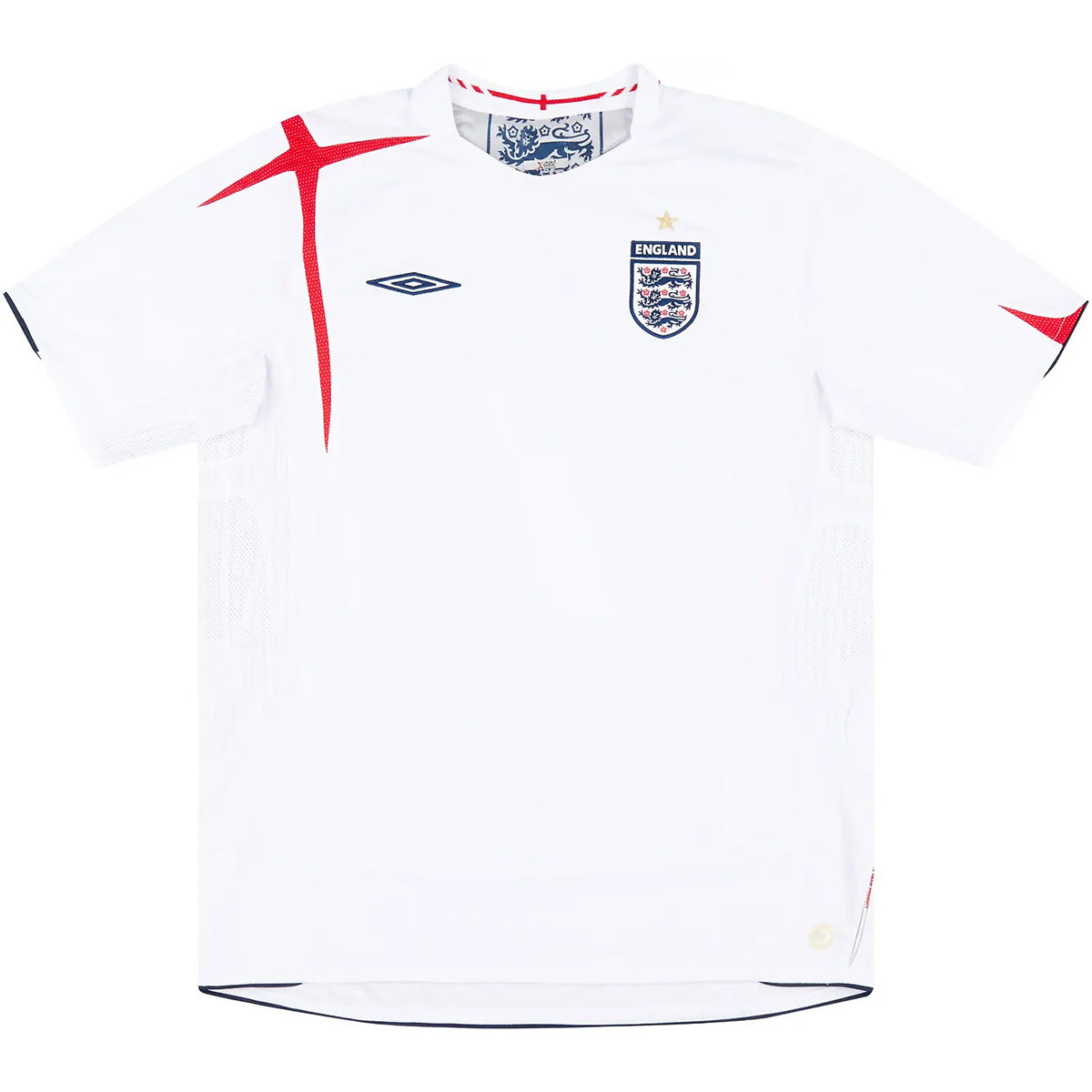 Retro England Home Jersey World Cup 2006 Image 3