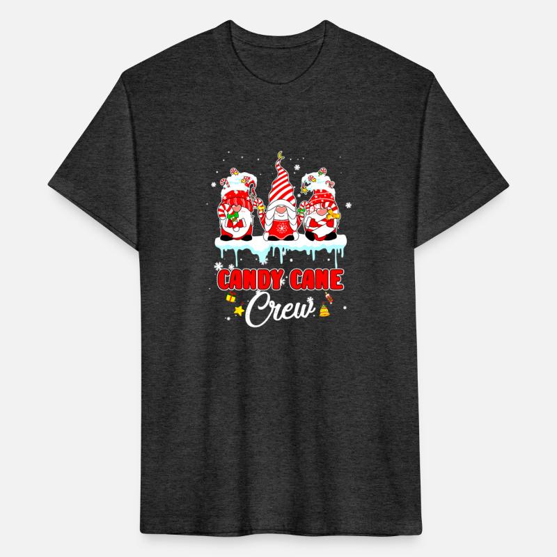 Candy Cane Crew Funny Gnome Family Christmas